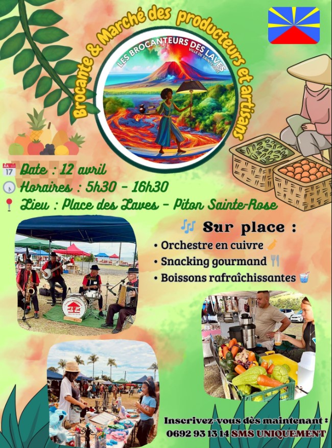 Brocante à sainte-rose