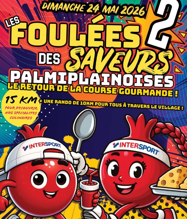 Affiche Les foulées des saveurs palmiplainoises