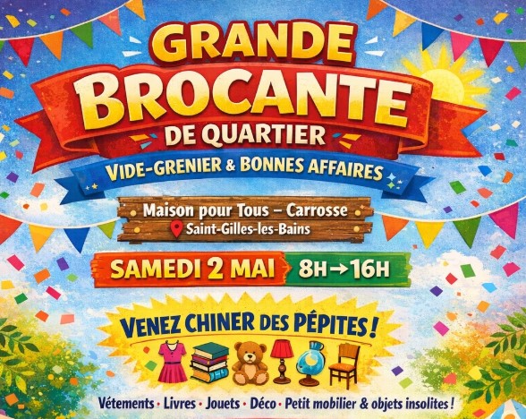 Grande brocante de quartier