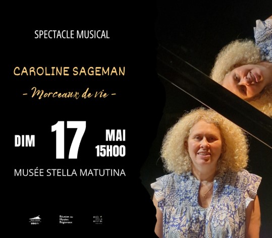 Affiche Caroline sageman – morceaux de vie