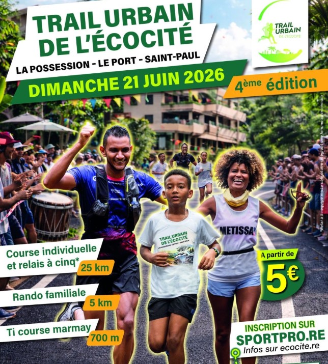 Trail urbain de l'écocité 2026