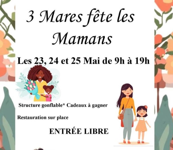 Affiche Trois mares fête les mamans