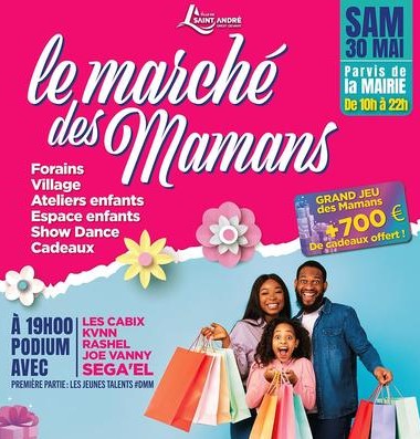Marché des mamans à saint-andré