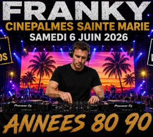 Franky – soirée années 8090 au cinépalmes