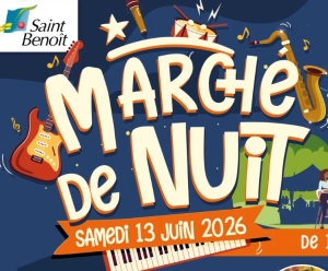 Marché de nuit à saint-benoît