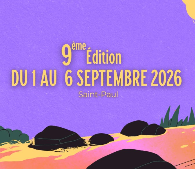 Affiche Francofolies de la réunion 2026