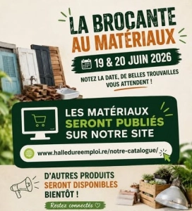 Brocante aux matériaux