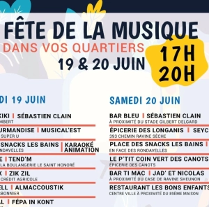 Fête de la musique à l'étang-salé