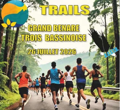 Affiche Trail grand bénare – trois bassinoise