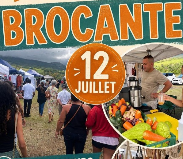 Brocante à sainte-rose