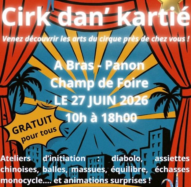 Cirk dan' kartié à bras-panon