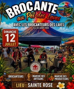 Brocante au péï des laves à sainte-rose