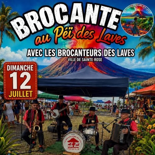 Brocante à sainte-rose