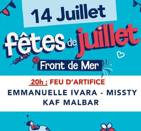 Fête nationale à saint-paul