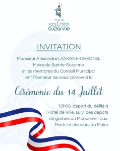 Fête nationale à sainte-suzanne