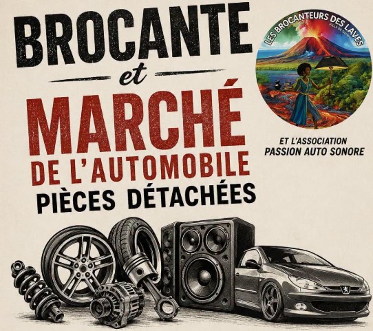 Affiche Brocante à sainte-rose