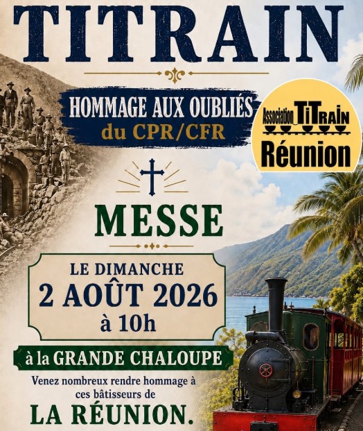 Affiche Ti train lontan à la grande chaloupe