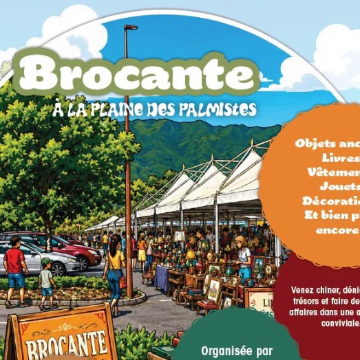 Brocante à la plaine-des-palmistes