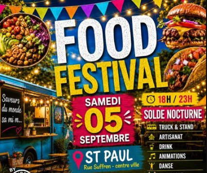 Food festival à saint-paul