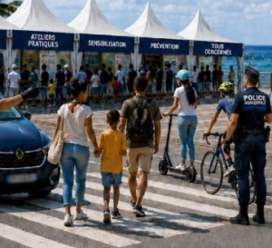 Village de la sécurité routière à saint-pierre