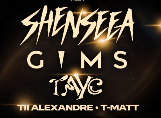 Affiche Shenseea en concert avec gims et tayc