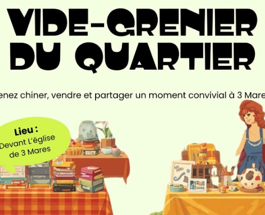 Vide-grenier du quartier à trois mares