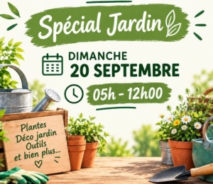 Brocante vide-grenier spécial jardin à la possession