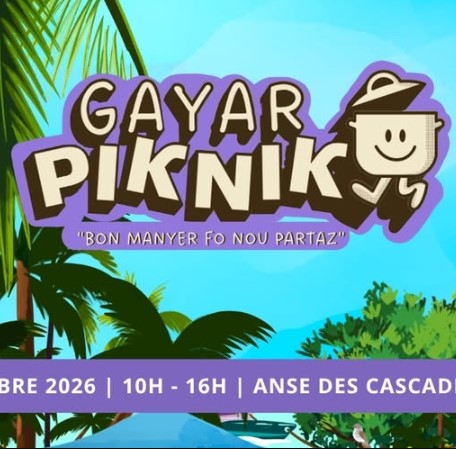Gayar piknik à l'anse des cascades