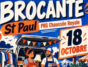 Brocante à saint-paul chaussée royale