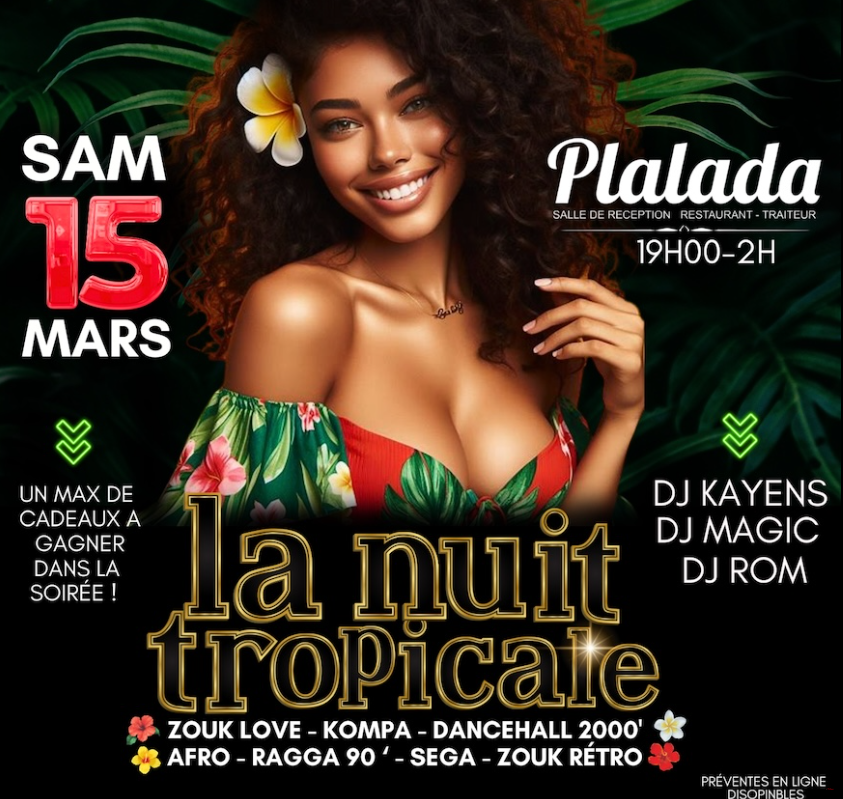 Affiche LA NUIT TROPICALE