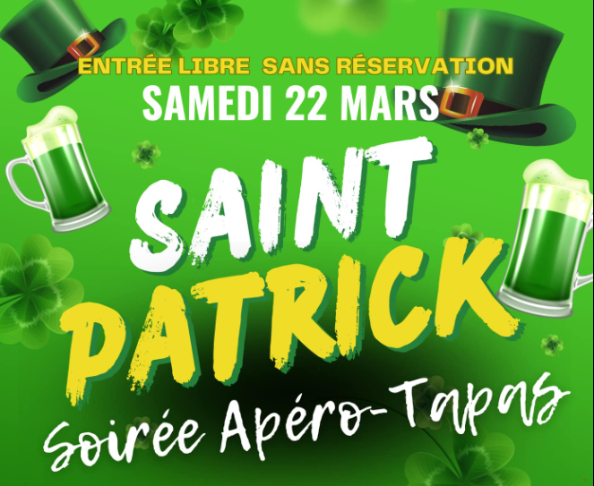 Affiche SOIREE SAINT PATRICK