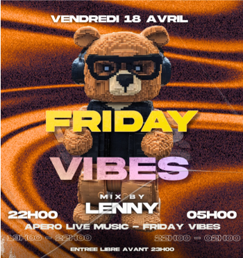 Affiche APÉRO LIVE & FRIDAY VIBES