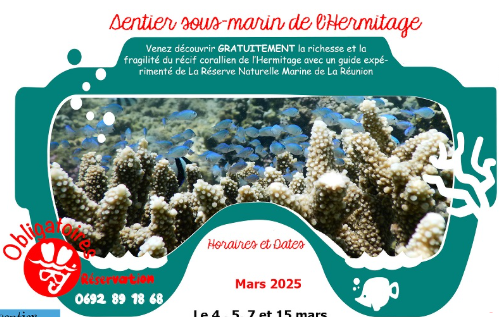 Affiche LE SENTIER SOUS-MARIN DE L'HERMITAGE