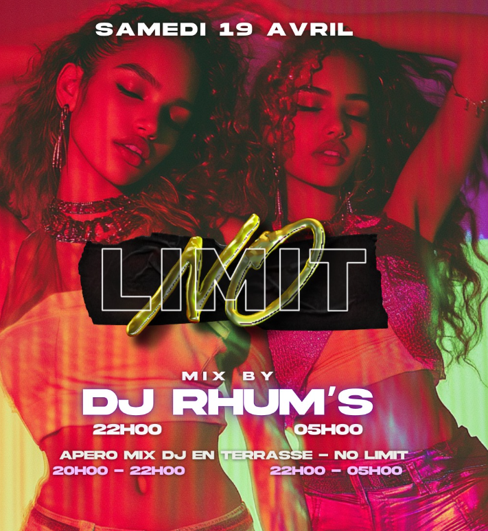Affiche APÉRO MIX & NO LIMIT NIGHT