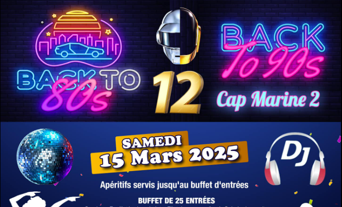 Affiche BACK TO 80s 90s