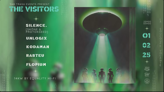 Affiche The Visitors | @La Soucoupe Volante