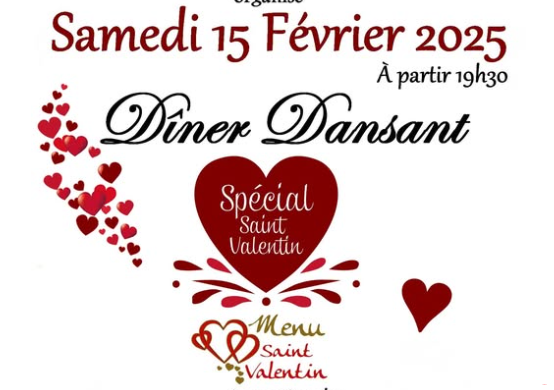Affiche SAINT VALENTIN AUX 3 MANGUIERS