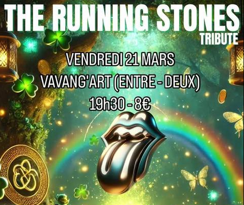 Affiche The RUNning Stones Tribute - Spécial Saint-Patrick