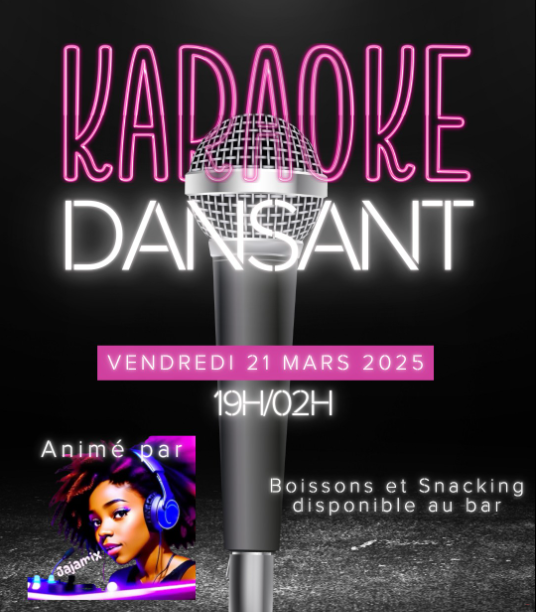 Affiche KARAOKÉ DANSANT