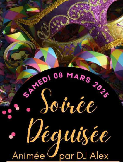 Affiche SOIRÉE DEGUISÉE