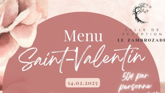Affiche SAINT VALENTIN AU ZAMBROZADE