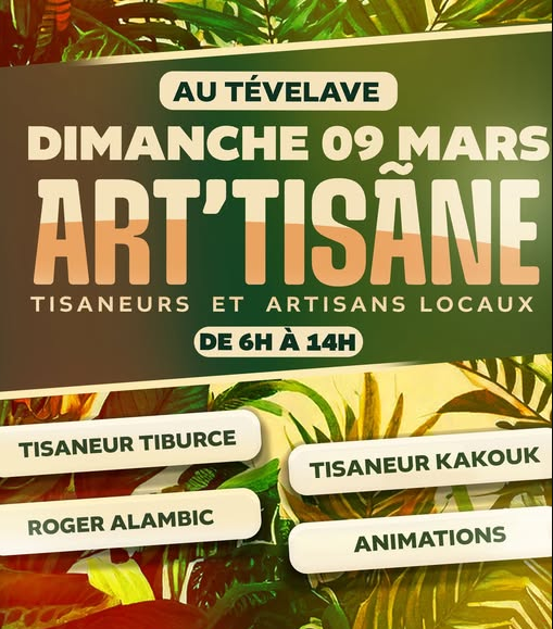 Affiche Art'Tizane - Marché La Kour du Tévelave
