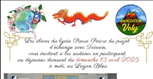 Affiche Grand Déjeuner Dansant Solidaire au Lagon Bleu 