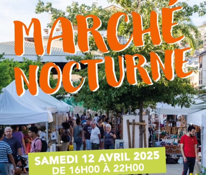 Affiche MARCHÉ NOCTURNE