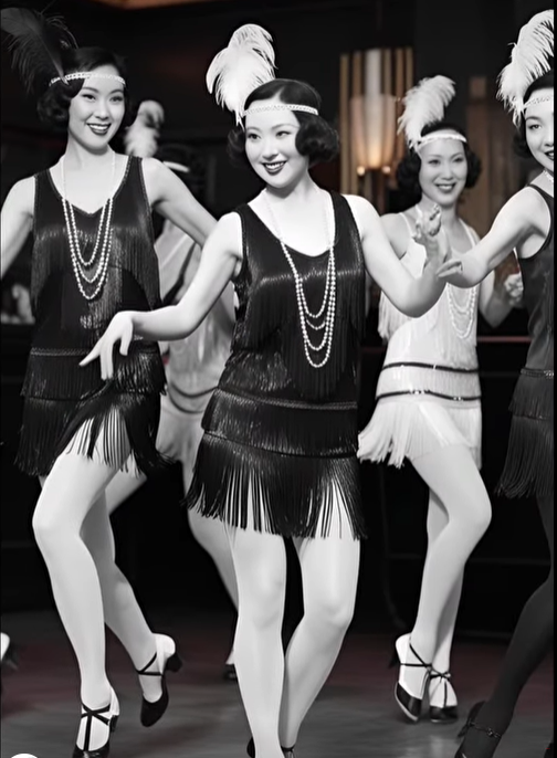 Affiche Charleston Girls Choré – Atelier de danse