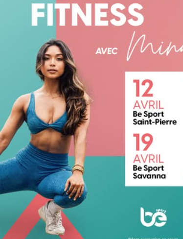 Affiche Événement Fitness avec Naïla Mall