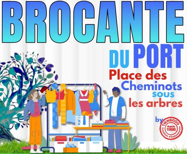 Affiche Brocante du Port