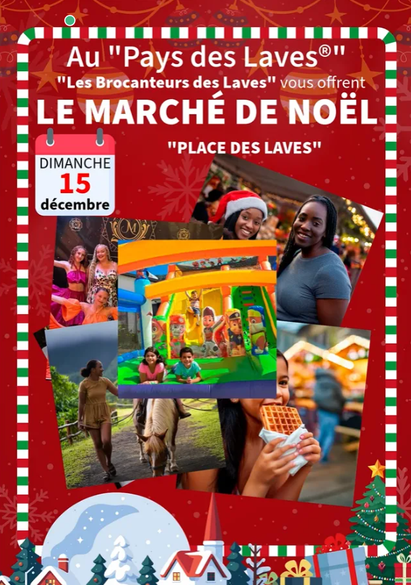 Affiche Marché de Noël de Sainte-Rose
