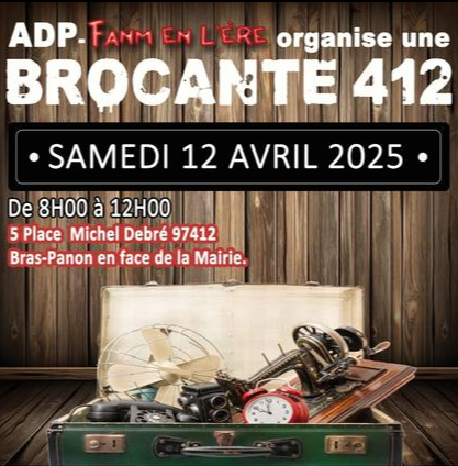 Affiche BROCANTE À BRAS PANON