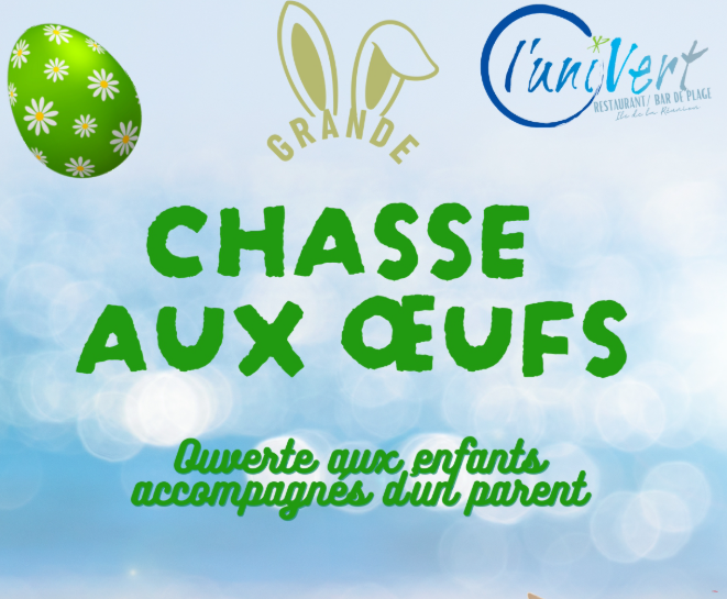 Affiche CHASSE AUX ŒUFS DU LUNDI DE PÂQUES